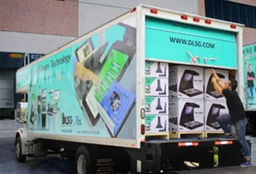lorry with scanners