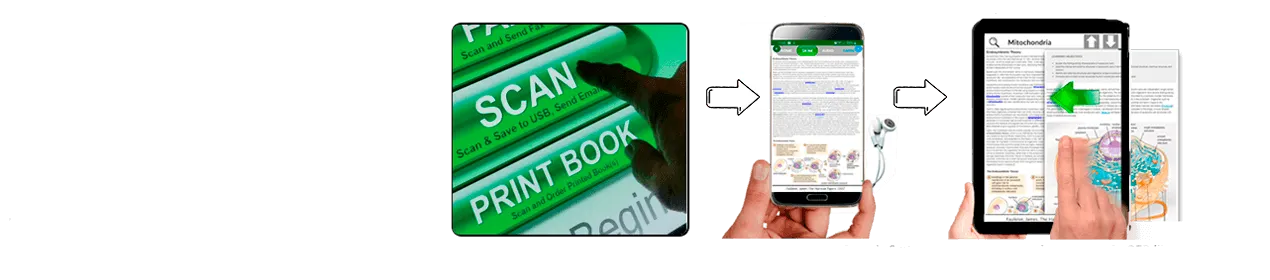 Scan and send to MyDocs, open the PDF in KIC Study System, then swipe to OER sources
