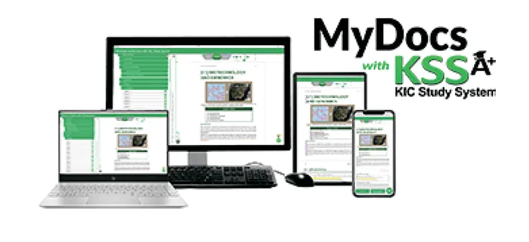 MyDocs with KIC Study System running on a desktop, laptop, tablet and phone